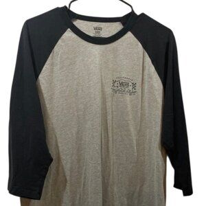 Vans Skater Three Quarter Sleeve Baseball Liner XL California Native Jersey